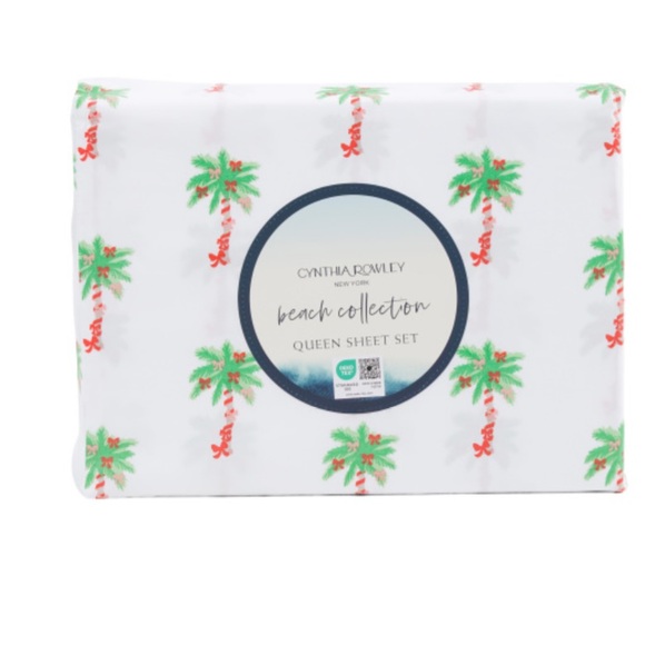 Cynthia Rowley Tropical Palm Sheet Set - Picture 1 of 1